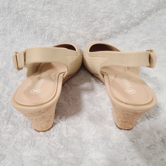 NWT Vivaia Almond Tamia Sling Back - Picture 3 of 8